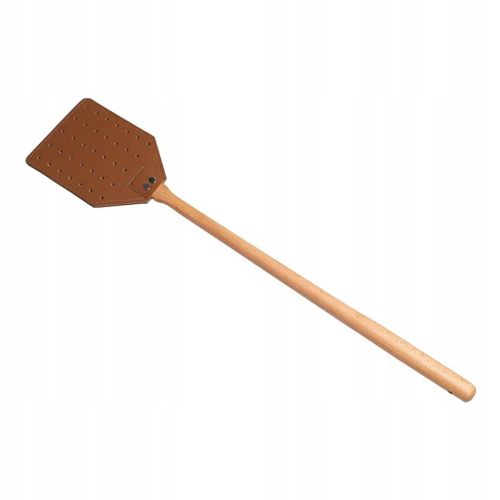 Attrape-mouches, tapette à mouches portative, portable, rustique, cuir, marron