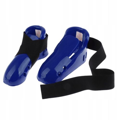 Protections Légères Pour Pieds De Karaté Et De Combat Pour Hommes, Chaussures En Mousse Pour Femmes, Bleu, Taille L