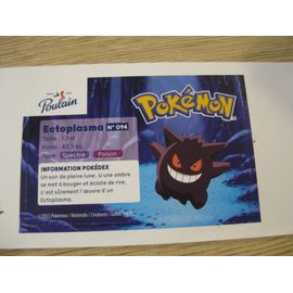 Carte Chocolat Poulain 2022 - Pokemon "Ectoplama" N° 094