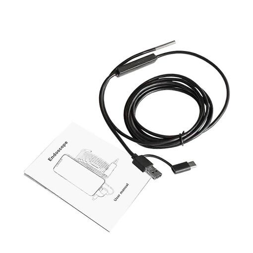 IP67 Étanche Endoscope 3.9mm USB Endoscope Caméra 3en1