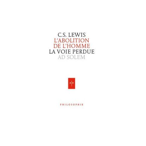 L'abolition De L'homme