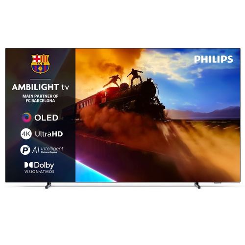 TV OLED Philips 65OLED760 164 cm 4K UHD Ambilight 2025 Gris métal