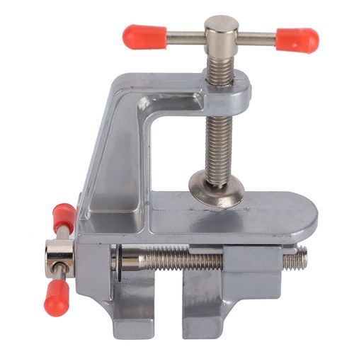 CONNOR Mini etau d'etabli de 2,8 cm avec machoires de serrage pour le bricolage, le meulage, le detail, le percage, la sculpture