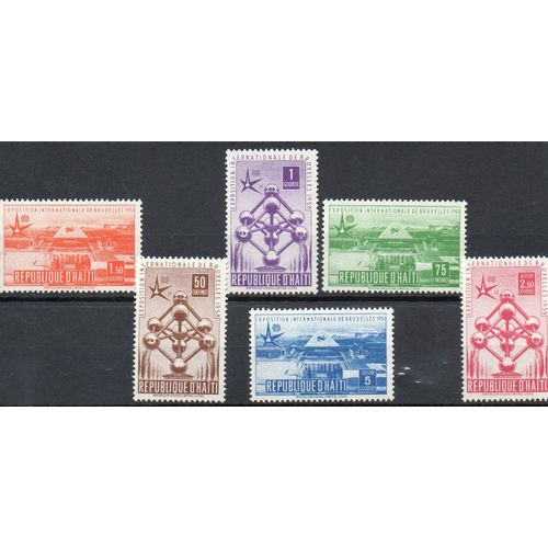 Haïti Timbres Exposition Universelle De Bruxelles 1958