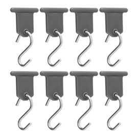 Connor Lot De 8 Crochets Pour Auvent De Camping-Car En Forme De S, Support De Lumiere Pour Auvent De Fete Pour Tente De Camping De Fete