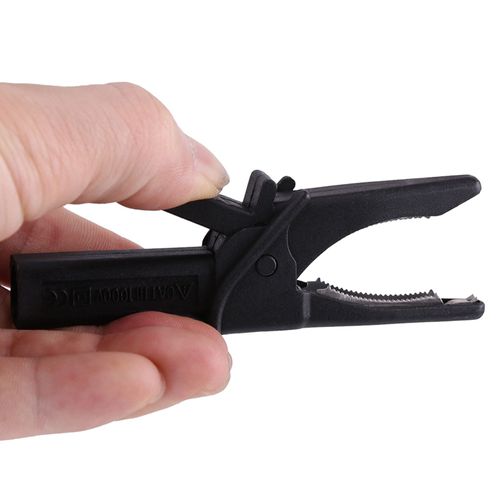 CONNOR Lot de 2 pinces crocodiles DSO3064 HT18A, grandes pinces crocodiles rouges et noires pour oscilloscope