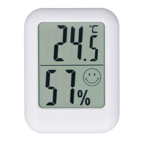 CONNOR Thermometre et hygrometre electronique precis a affichage numerique pour chambre a coucher et bureau