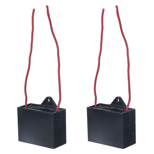 CONNOR Condensateur de demarrage pour ventilateur de plafond, 2 fils, 25 UF, 14 cm de longueur, CBB61 250 V CA