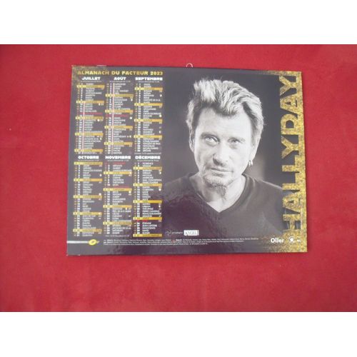 Calendrier Johnny Hallyday 2023.