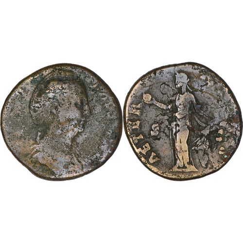 Rome - Sesterce - Faustine Mere - 141 Ad - Aeternitas - 21.27 G. - Rare - 21-218