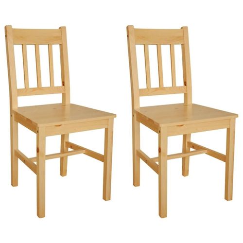 Chaises À Manger Lot De 2 Bois De Pin
