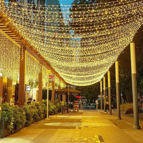 Guirlande Lumineuse 100m 800 Led Carnaval Mariage Extérieur Jardin Intérieur Éclairage Blanc Chaud