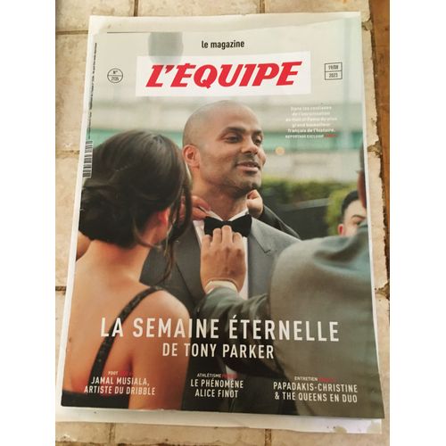 L'équipe Le Magazine 2135 "La Semaine Éternelle De Tony Parker" 19/08/2023