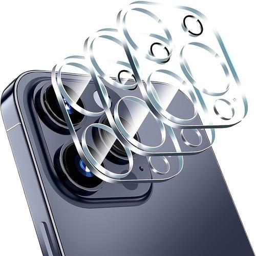 3 X Verre Trempé Caméra Arrière Pour Iphone 15 Pro Film Protection - Booling