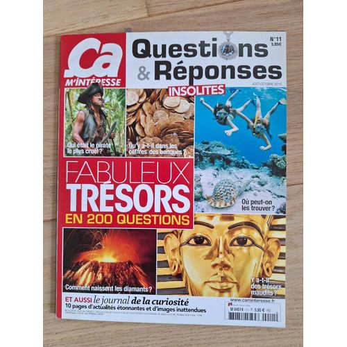 Ça M'Intéresse Questions & Réponses N° 11 - Fabuleux Trésors En 200 Questions