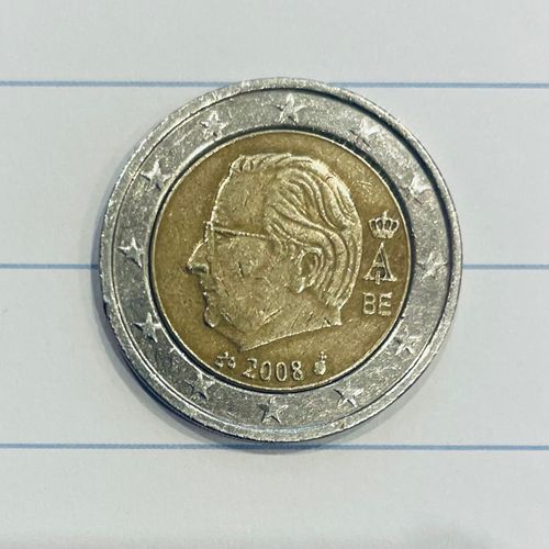 Pièce De Monnaie - 2 Euros - Roi Des Belges Albert Ii - 2008