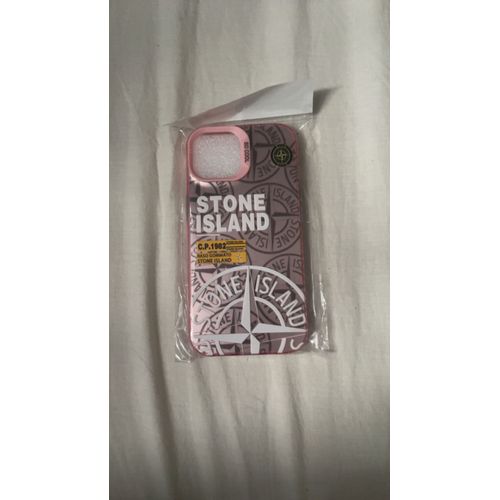 Coque Stone Island Iphone 15 Rose 
