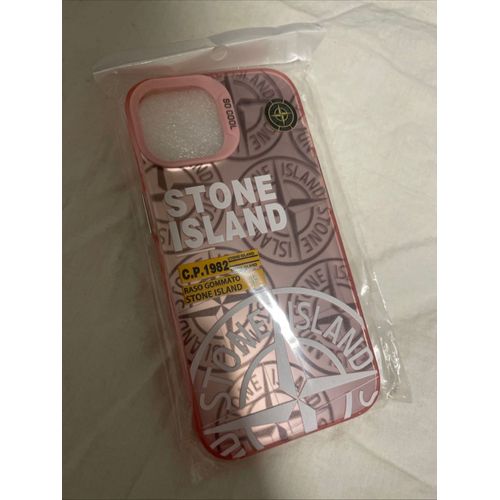 Coque Stone Island Iphone 12 Rose