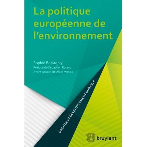 La Politique Européenne De L'environnement