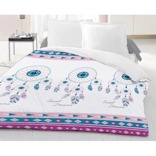 Couette Tempérée Imprimée Attrape Rêve Couleur - 2 Personnes 220 X 240 - Mi Saison - Mortreux