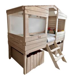 Lit Cabane Woody Wood Alinea