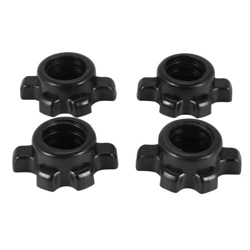 4 Pièces Haltère Barre Écrou Haltères Rotation Vis Pince Haltère Haltérophilie Équipements De Remise En Forme Accessoires