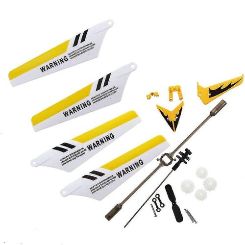 Kit De Remplacement Syma Compatible Avec L¿Hélicoptère Syma S107 / S107g Rc, Pales, Boucle De Connexion, Arbre Intérieur - Jaune