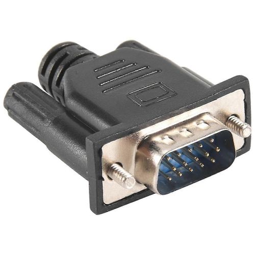 VGA Adaptateur d¿affichage virtuel Mâle Fiche factice EDID Tête Sans Tête Émulateur Fantôme Plaque De Verrouillage