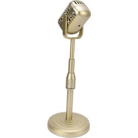 Accessoires de Microphone rétro avec support, accessoire de Microphone  Vintage, modèle Antique pour jeu de rôle de fête, décorations de Table sur
