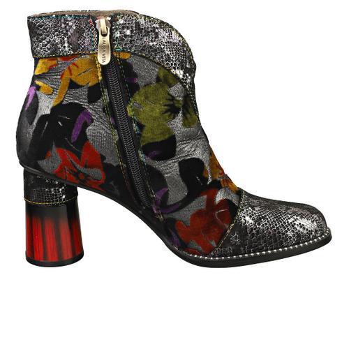 Laura Vita Gucstoo Bottes Bottines Argent Multicolore