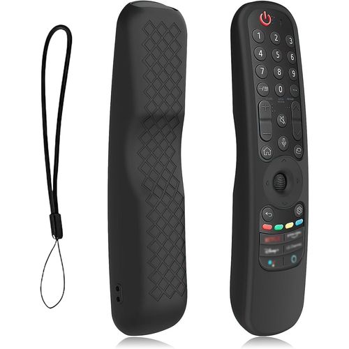 Housse Coque Compatible Avec Lg Télécommande An-Mr21Ga An-Mr21Gc An-Mr22Ga An-Mr22Gn Mr23Ga Mr24Ga Smart Tv, Etui Protection En Silicone Pour Lg Magic Remote 2021/2022/2023/2024