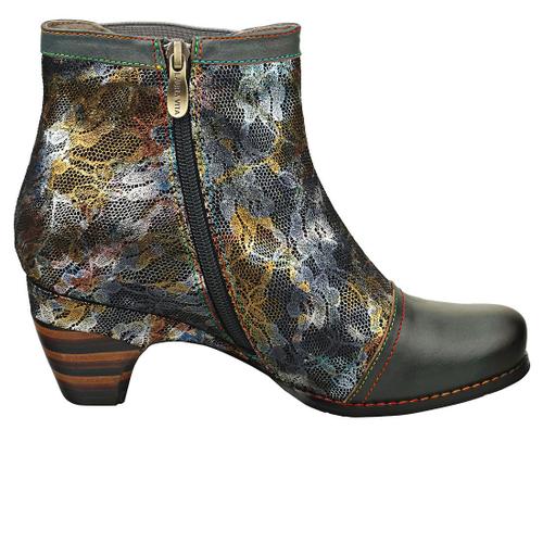 Laura Vita Odileo Bottes Bottines Vert Multicolore