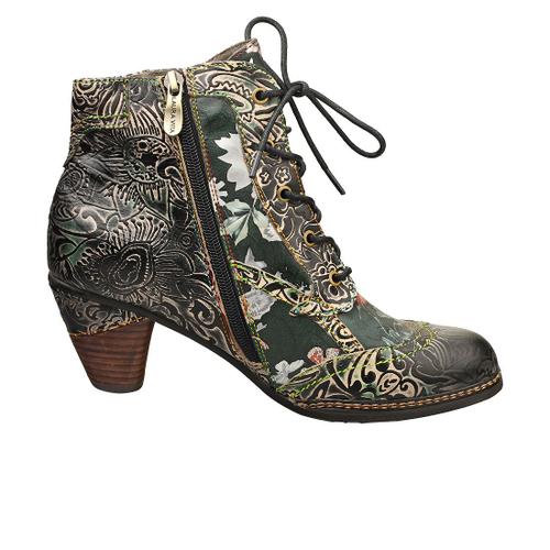 Laura Vita Alcizeeo Femme Bottes Vert Noir - 40