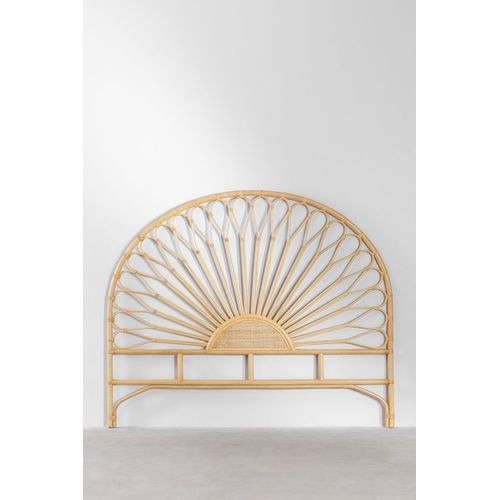 Tête De Lit Pour Lit 150 Cm En Rotin Nucdari Marron Naturel Marron Naturel
