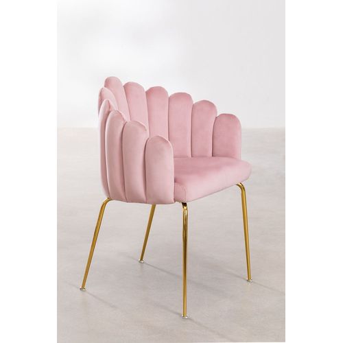 Lot De 2 Chaises De Salle À Manger En Velours Markina
