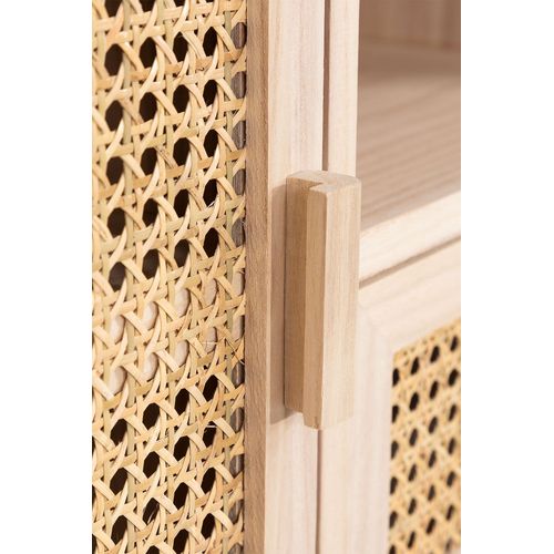 Buffet En Bois Avec Tiroirs Ralik Marron Bois Naturel