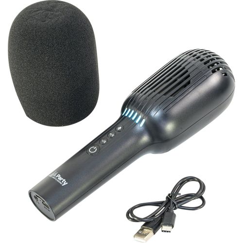 Microphone Karaoké KAMIC-STAR - avec Haut-parleur Bluetooth et changeur de voix - Lecteur de micro-carte SD, 4 effets sonores