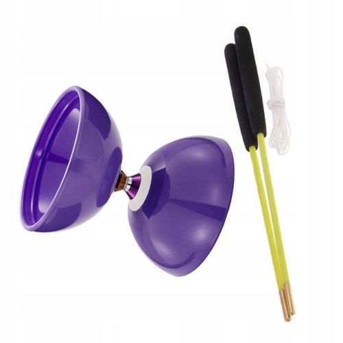 Diabolo Jouet Fitness Avec Tiges Jouet Chinois Diabolo Classique Arcade Jouet Violet