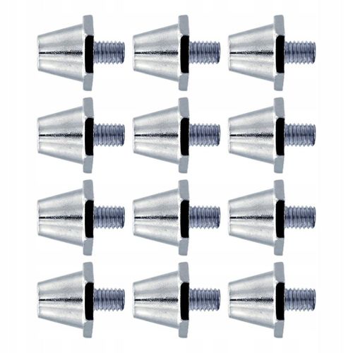 Lot De 12 Crampons De Football M5, Vis Filetées Antidérapantes, 11 Mm