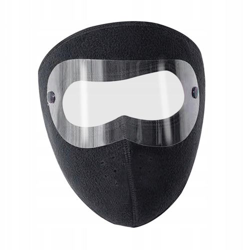 Masque D'hiver Épais Pour Le Ski En Plein Air, Noir