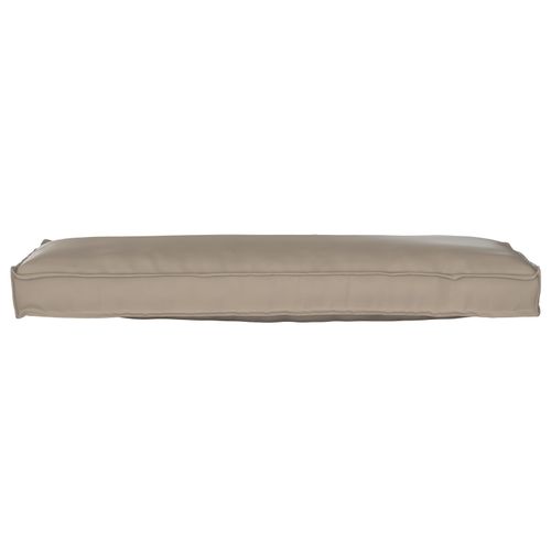 Vidaxl Coussin De Palette Pour Banc Taupe 120x40x8 Cm Tissu Oxford