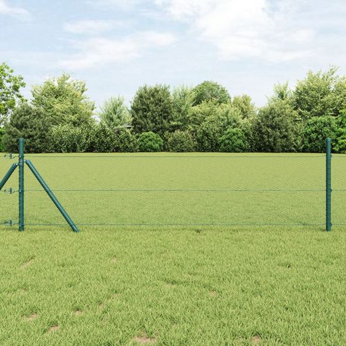 Vidaxl Clôture Hexagonale Verte 1,2x100 M En Acier