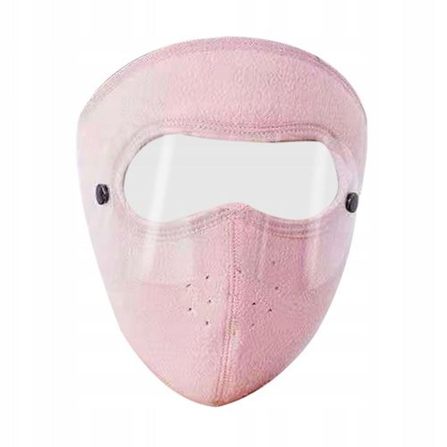Masque D'hiver Épais Pour Le Froid, Idéal Pour Le Ski En Plein Air, Rose