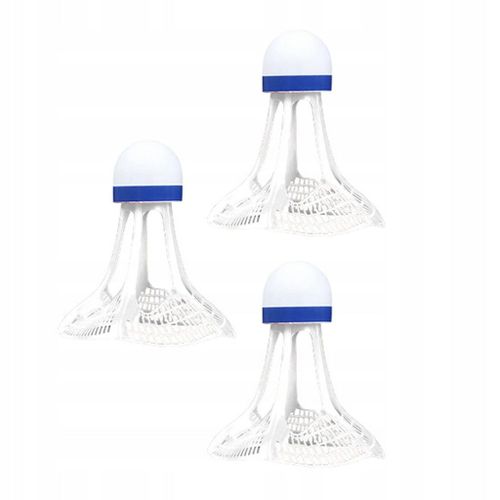 Volants De Badminton D'intérieur Coupe-Vent Et Stables, Blancs