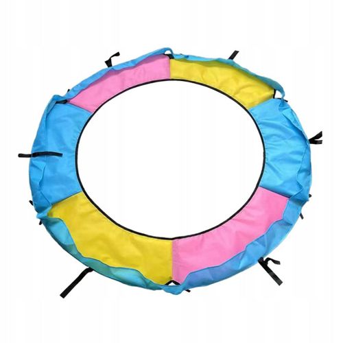 Housse De Protection Pour Ressorts De Trampoline, Épaisse Et Ronde, Jaune, Bleu Et Rouge
