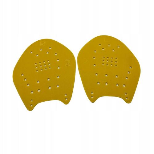 Pagaies D'entraînement De Natation, De Plongée Avec Tuba, Plates, En Pp Et Silicone, Jaunes, L