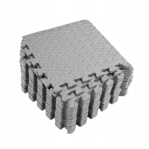 Tapis De Fitness, Tapis Puzzle, Dalles De Sol De Yoga Emboîtables, Gris, Pour Extérieur