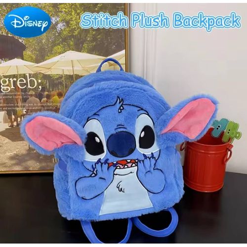 Sac à Dos Stitch Kawaii | Maternelle & Primaire | Peluche Douce Enfant Fille