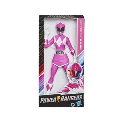 Figurine Power Rangers Rose 23 Cm - Mighty Morphin + 1 Carte Tigre - Jouet Garçon