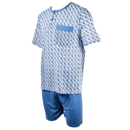 Pyjama Court Homme Eco Homewear 2946 Bleu